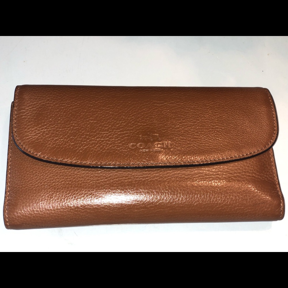 Coach Saddle Brown Wallet